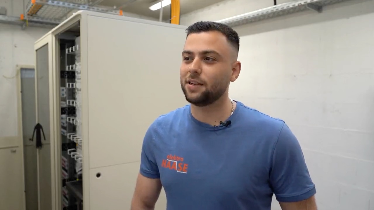 Rashad, Elektriker bei Elektro Haase